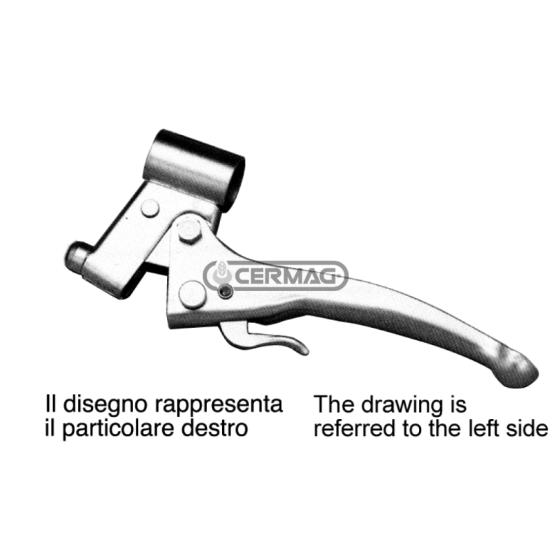PALANCAS DE EMBRAGUE CON PARADA AUTOMÁTICA CON ABRAZADERA Ø25/27mm COMPATIBLE - 61862