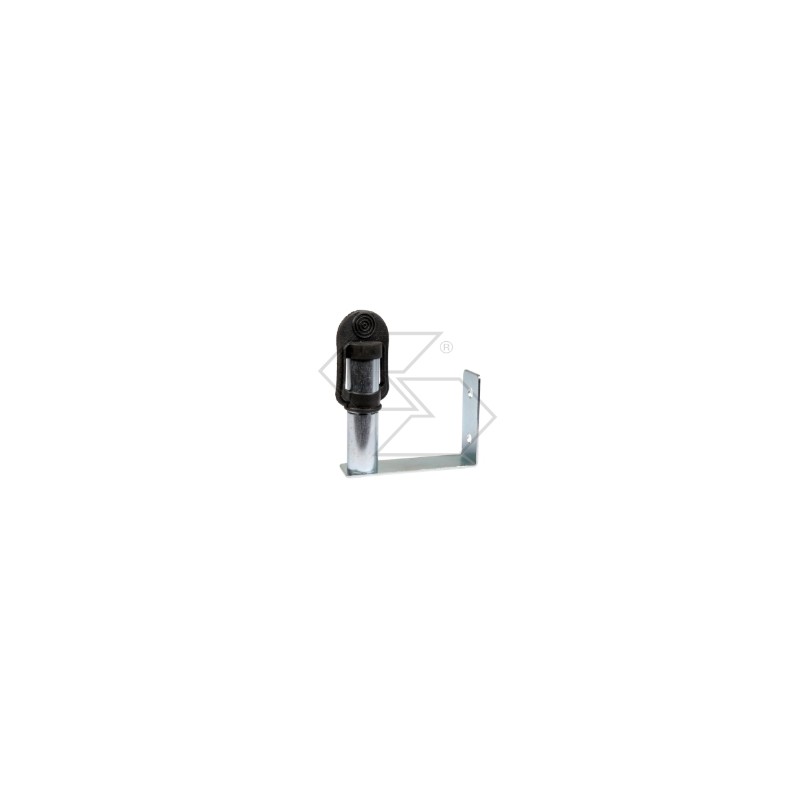 Bracket with side bracket for agricultural tractor beacon