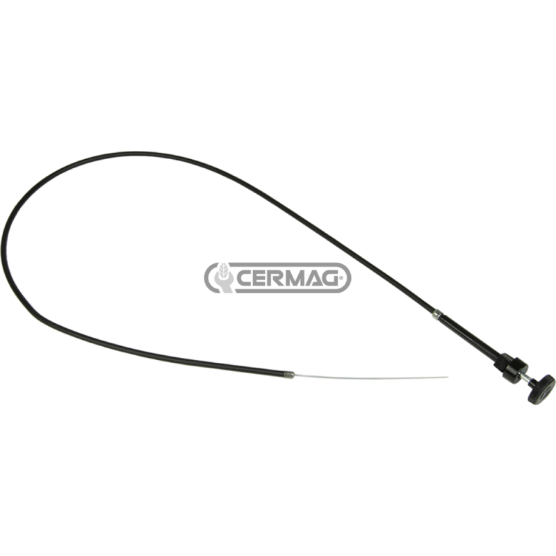 Cavo arresto motore completo con pomello nero Lunghezza 1110 mm COMPATIBILE - 60807