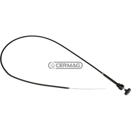 Cable de parada motor completo con pomo negro Longitud 1110 mm COMPATIBLE - 60807 | NewgardenAgri.com
