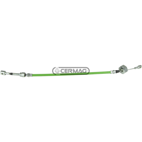 Handbrake control cable Length 655 mm COMPATIBLE - 60814 | NewgardenAgri.com