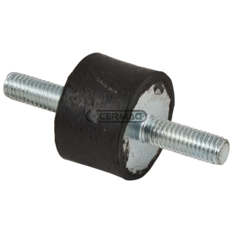 Amortisseur de vibrations cylindrique avec filetage MALE/MALE Diamètre 15 mm Filetage M4x10 COMPATIBLE - 60140