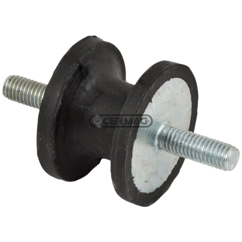 Amortisseur de vibrations fileté MALE/MALE Diamètre 12 mm Filetage M4x10 COMPATIBLE - 60149