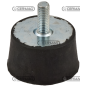 Special conical truncated vibration damper Height 25 mm Thread M8x18 COMPATIBLE - 60686