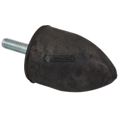 Special parabolic vibration damper Height 17 mm Thread M6x23 COMPATIBLE - 60691 | NewgardenAgri.com