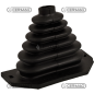 COMPATIBLE HYDRAULIC CONTROL LEVER CAP - 60834