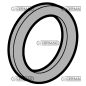 Bague en CAOUTCHOUC support réservoir de carburant FIAT COMPATIBLE - 61829