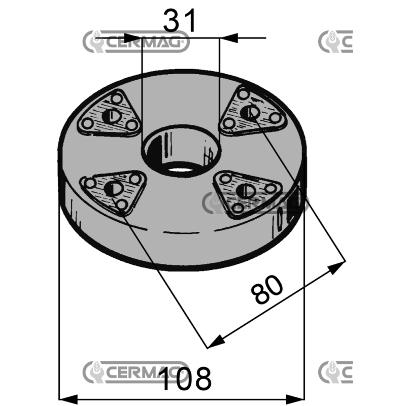 GIUNTI DI TRASMISSIONE PER FIAT - NEW HOLLAND COMPATIBILE - 60859