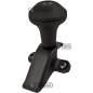 Extra type metal knob for steering wheels with diameters 360 - 390 - 400 - 435 COMPATIBLE - 60780