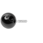 Bakelite ball knob with internal threaded hole Ø D 40 mm F M8x1.25 COMPATIBLE - 60206