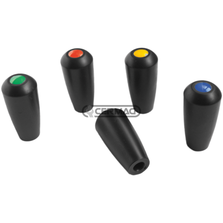 Pomo para palancas con tapa de color Color de tapa Rojo COMPATIBLE - 63529 | NewgardenAgri.com