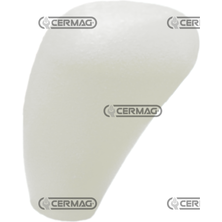 Farbiger Knopf für Hebel M10-Gewinde Weiße Farbe KOMPATIBEL - 63541 | NewgardenAgri.com