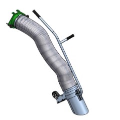 Tubo flessibile in poliuretano diametro 200 mm lunghezza 5mt aspiratore PERUZZO | NewgardenAgri.com