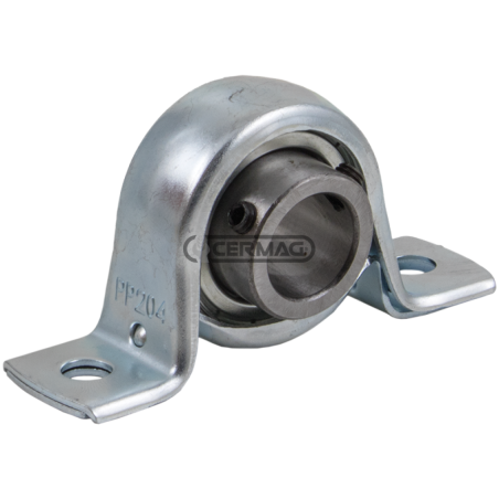 Soporte rodamientos de chapa recta Serie SBPP Diámetro 15 mm COMPATIBLE - 64659 | NewgardenAgri.com
