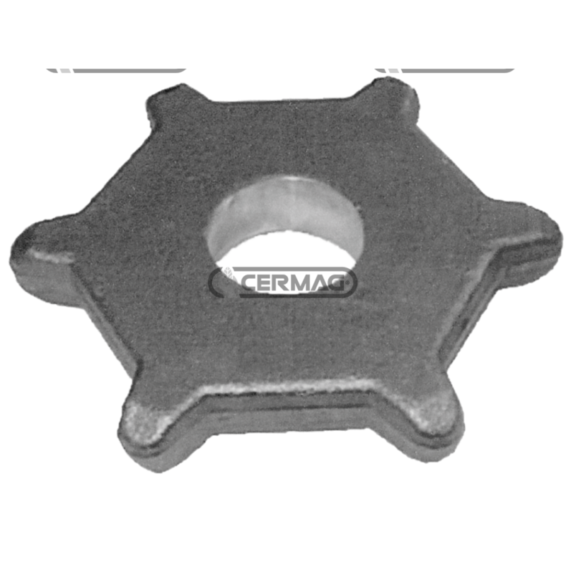 PIGNONE DI TRAINO IN ACCIAIO PASSO 80 - 6 DENTI COMPATIBILE - 62919