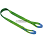 POLYESTER BANDS WITH DOUBLE LAYER COATED BUTTONHOLES, WITH STRIPES FOR IDENTIFICATION OF COMPATIBLE CAPACITY - 63072