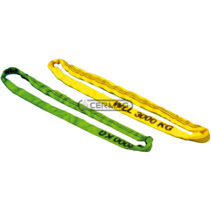 BANDES RONDES POLYESTER AVEC ANNEAU FERMÉ COMPATIBLE "ÉLINGUES RONDES" - 63080 | NewgardenAgri.com