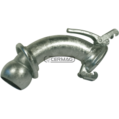 GALVANIZED 90° BEND, WITH COMPATIBLE BALL JOINT - 62888 | NewgardenAgri.com