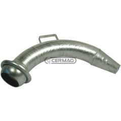 GALVANIZED BEND WITH MALE BALL JOINT AND COMPATIBLE CONE - 60394 | NewgardenAgri.com