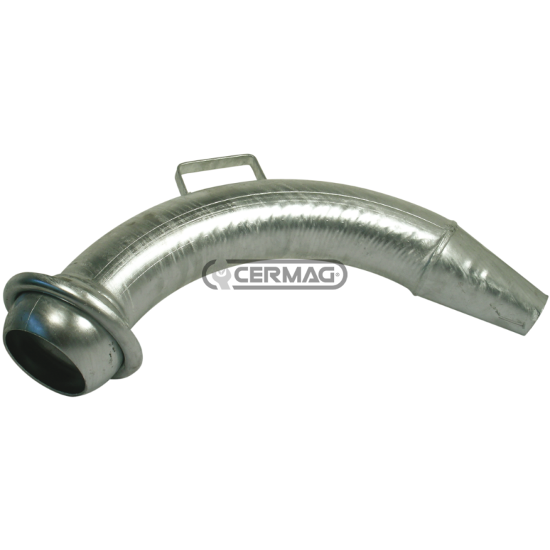 GALVANIZED BEND WITH MALE BALL JOINT AND COMPATIBLE CONE - 60394