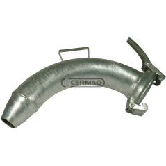 90° GALVANIZED FEMALE BEND WITH COMPATIBLE CONE - 61990 | NewgardenAgri.com