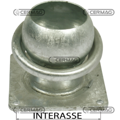 SFERA CON FLANGIA ZINCATA COMPATIBILE - 62006 | NewgardenAgri.com