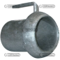 SEMIGIUNTO SFERICO CON PORTAGOMME E MANIGLIA COMPATIBILE - 63629