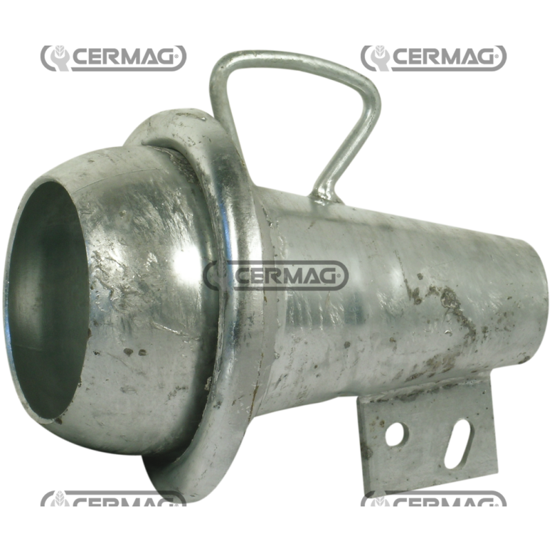 SEMIGIUNTO ZINCATO SFERICO MASCHIO CON CONO DRITTO COMPATIBILE - 62690
