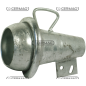 SEMIGIUNTO ZINCATO SFERICO MASCHIO CON CONO DRITTO COMPATIBILE - 62690