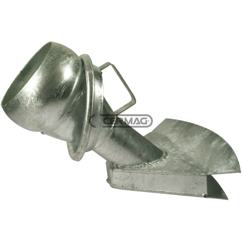 Diffusore MASCHIO con cono a doppio ventaglio zincato Ø 120 mm COMPATIBILE - 65349