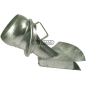 Diffusore MASCHIO con cono a doppio ventaglio zincato Ø 120 mm COMPATIBILE - 65349