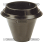 Cono de escape bridado Diámetro 4" COMPATIBLE - 61132
