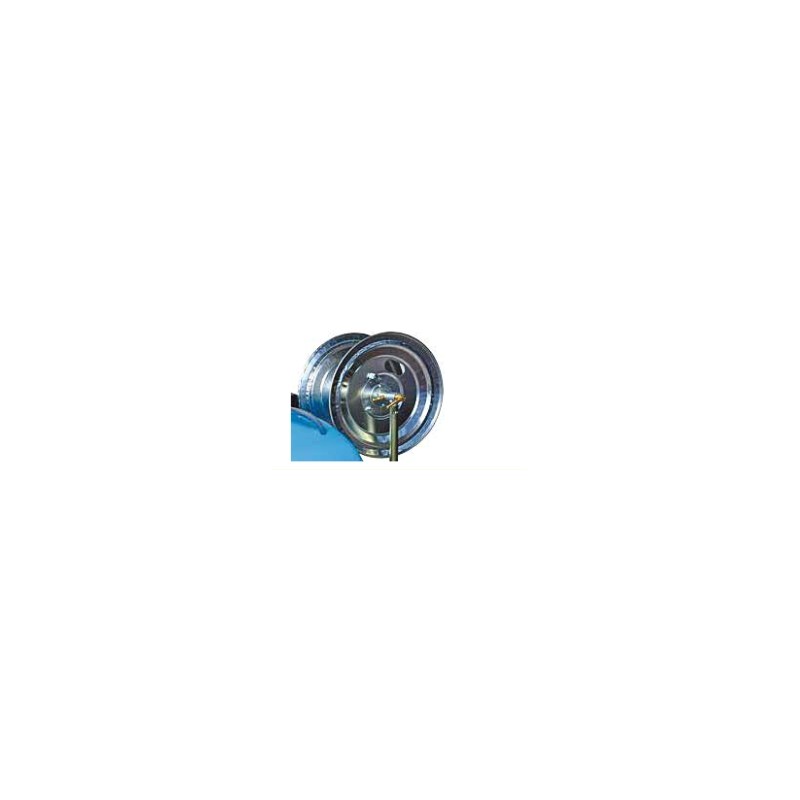 Hose reel with TECNOSPRAY brackets for motorised spraying