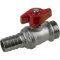 Robinet M-F 3/4" avec raccord COMPATIBLE - 61083