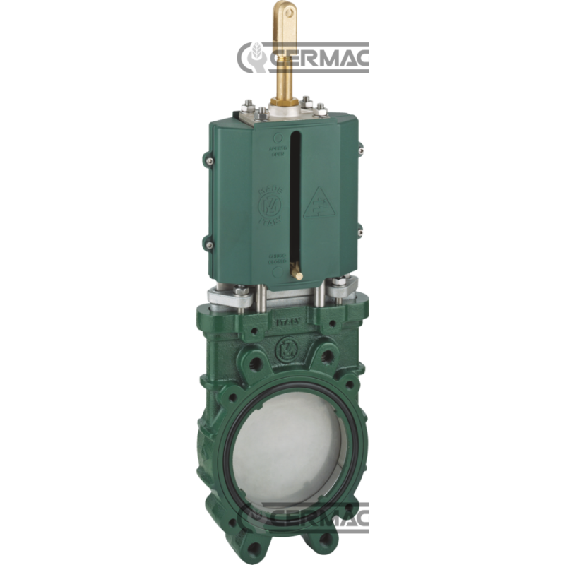 Válvula de compuerta de láminas sin drenaje - versión manual DN 8" Pulgada COMPATIBLE - 63561