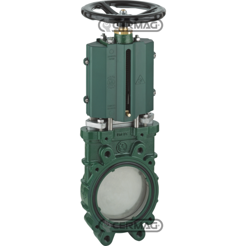 Válvula de compuerta de láminas sin drenaje - versión volante DN 8" Pulgada COMPATIBLE - 63564