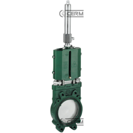 Lamellenschieber ohne Entleerung - Hydraulikzylinderversion DN 8" Zoll KOMPATIBEL - 63567 | NewgardenAgri.com