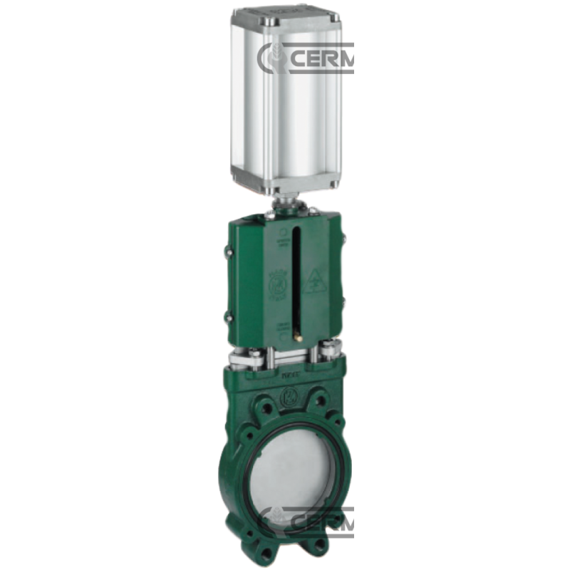 Vanne à clapet sans échappement - version vérin pneumatique DN 6" Pouce COMPATIBLE - 63569