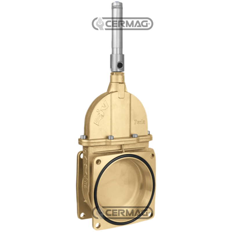 Saracinesca a stantuffo 2 flange con cilindro doppio effetto idraulico - RIV14 COMPATIBILE - 65018