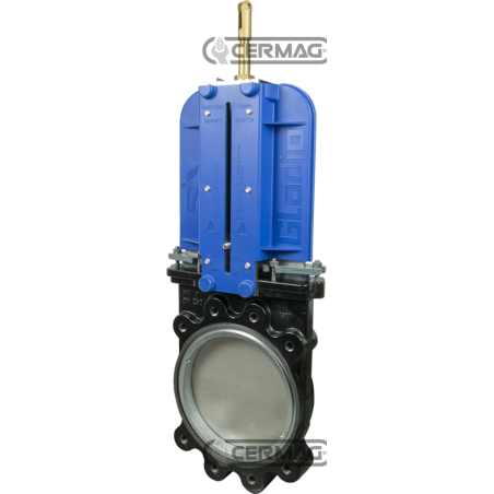 Flanged blade gate valve PN10 - RIV120 COMPATIBLE - 65024 | NewgardenAgri.com