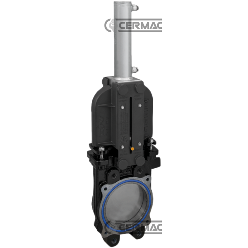Saracinesca a lama con cilindro doppio effetto idraulico flange PN10 - RIV124 COMPATIBILE - 65028