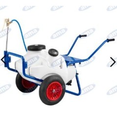 Brouette de pulvérisation 90Lt avec tuyau de pulvérisation 10 mt 79195 | NewgardenAgri.com