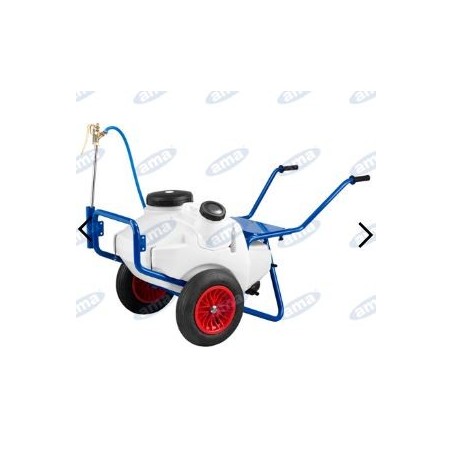 Brouette de pulvérisation 90Lt avec tuyau de pulvérisation 10 mt 79195 | NewgardenAgri.com