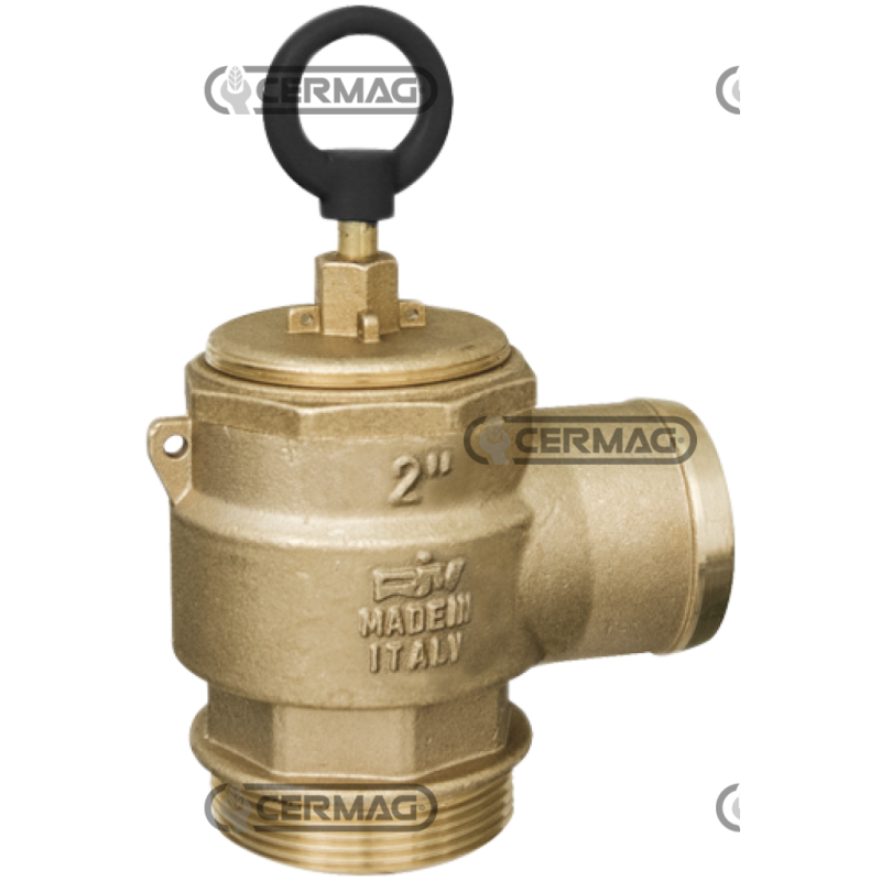 Spring pressure relief valve with hose holder - RIV250 COMPATIBLE - 65032