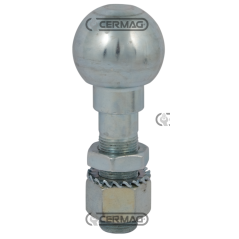 Ball tow pin d M22x1.5 L 125 mm COMPATIBLE - 62437 | NewgardenAgri.com