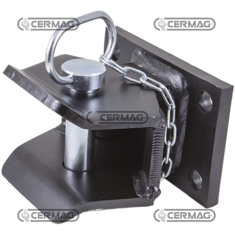 Gancio di traino fisso - OMOLOGATO Portata 6000 kg Carico verticale 500 kg COMPATIBILE - 64046
