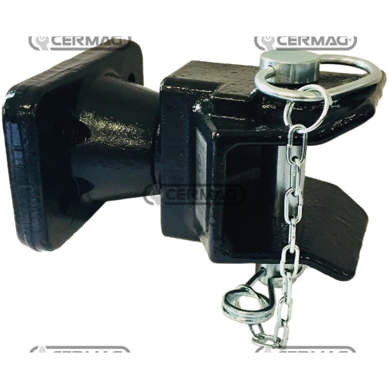 Fixed tow hook - APPROVED Capacity 80 kN Vertical load 2000 kg COMPATIBLE - 64047