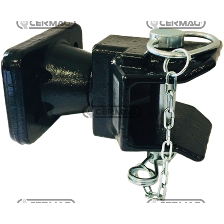 Gancho de remolque fijo - HOMOLOGADO Capacidad 80 kN Carga vertical 2000 kg COMPATIBLE - 64047 | NewgardenAgri.com