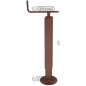Fixed foot telescopic servo rudder Static capacity 1200 kg Height 470 mm COMPATIBLE - 60410