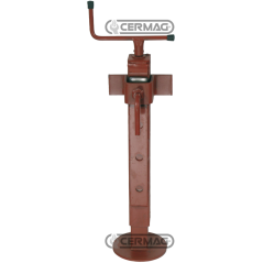 Pie de apoyo con accesorio regulable Capacidad estática 1000 kg COMPATIBLE - 62033 | NewgardenAgri.com